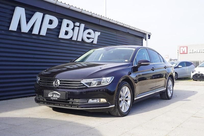 Sort Brugt 2018 VW Passat Highline Sedan | 199.700 kr. (Fair pris) - Billede 1/4