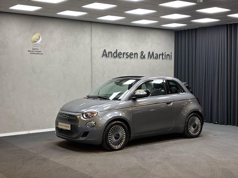 Grå Brugt 2023 Fiat 500e Icon Cabriolet | 163.800 kr. (Fair pris) - Billede 1/4
