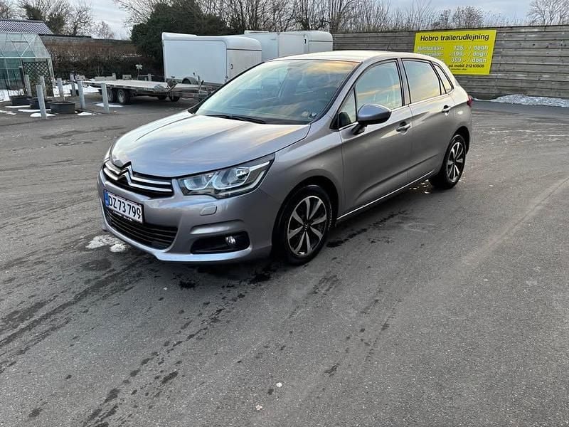 Brugt Citroën C4 100 HK (73 kW) 2018 Grå Hatchback