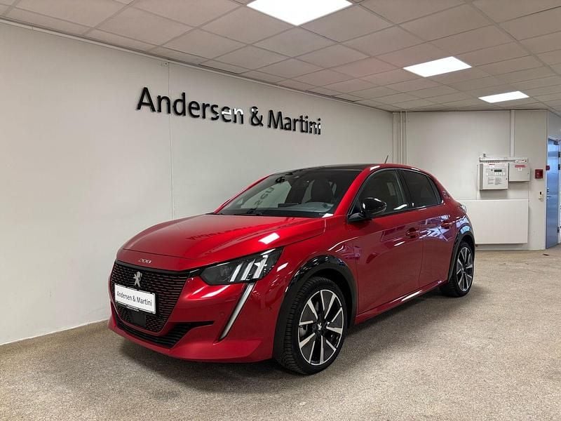 Rød Brugt 2022 Peugeot e-208 GTi Hatchback | 148.800 kr. (Fair pris) - Billede 1/4