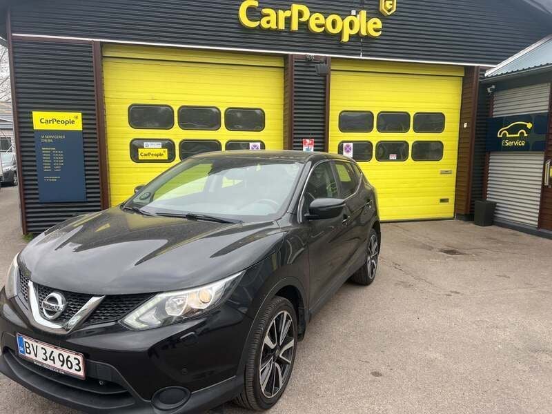Sortmetal Brugt 2016 Nissan Qashqai Visia SUV | 99.990 kr. (Fair pris) - Billede 1/4