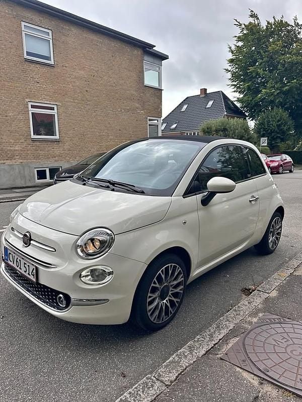 Brugt Fiat 500C Star 69 HK (50 kW) 2020 Hvid Cabriolet