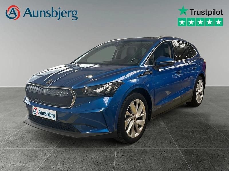 Blå metal Brugt 2021 Skoda Enyaq iV Suite SUV | 254.500 kr. (Fair pris) - Billede 1/4