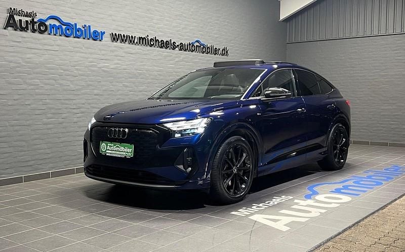 Blåmetal Brugt 2023 Audi Q4 Sportback e-tron S-Line SUV | 379.900 kr. (Dyr) - Billede 1/4
