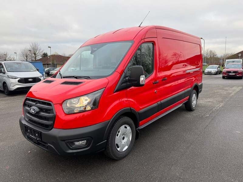 Rød Ny 2025 Ford Transit Trend Van | 299.900 kr. - Billede 1/4