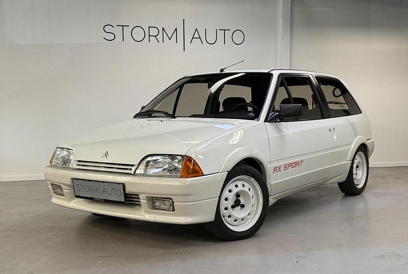 Hvid Brugt 1989 Citroën AX Hatchback | 135.000 kr. - Billede 1/4