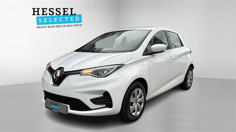 Glacier white Brugt 2021 Renault Zoe Hatchback | 99.900 kr. (God pris) - Billede 1/4