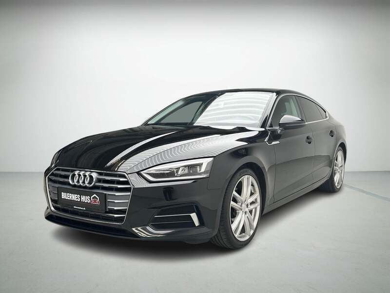 Sortmetal Brugt 2017 Audi A5 Sportback Sport Hatchback | 234.980 kr. (Super pris) - Billede 1/4