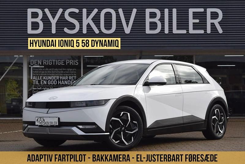 Hvid Brugt 2022 Hyundai Ioniq Dynamiq Hatchback | 197.995 kr. - Billede 1/4