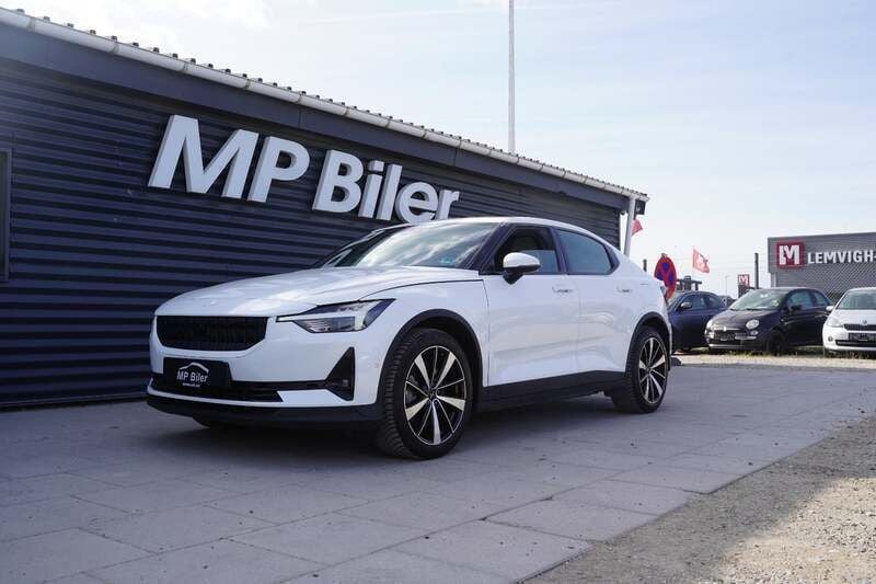Hvid Brugt 2023 Polestar 2 Sedan | 249.700 kr. (God pris) - Billede 1/4
