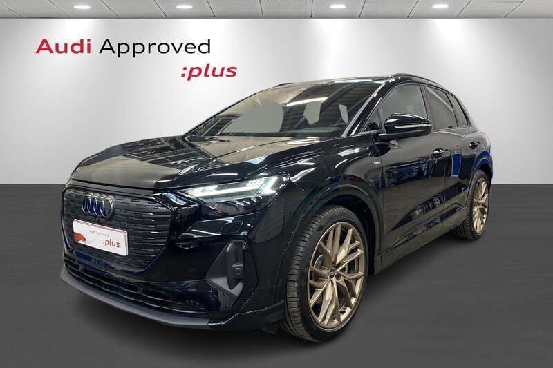 Sortmetal Brugt 2024 Audi Q4 e-tron S-Line SUV | 474.900 kr. (Dyr) - Billede 1/4