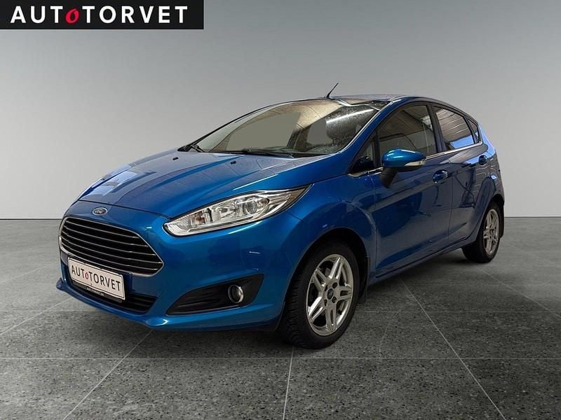 Blåmetal Brugt 2014 Ford Fiesta Titanium Hatchback | 49.700 kr. (Fair pris) - Billede 1/4