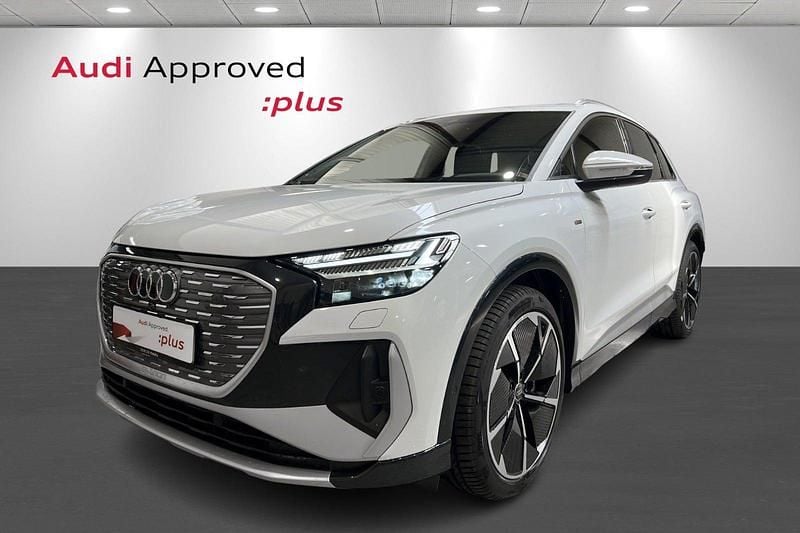 Hvidmetal Brugt 2024 Audi Q4 e-tron S-Line SUV | 434.900 kr. (Lidt for dyr) - Billede 1/4