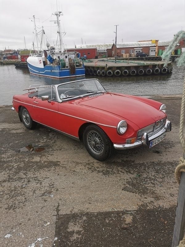Rød Brugt 1968 MG B Cabriolet | 75.000 kr. - Billede 1/4