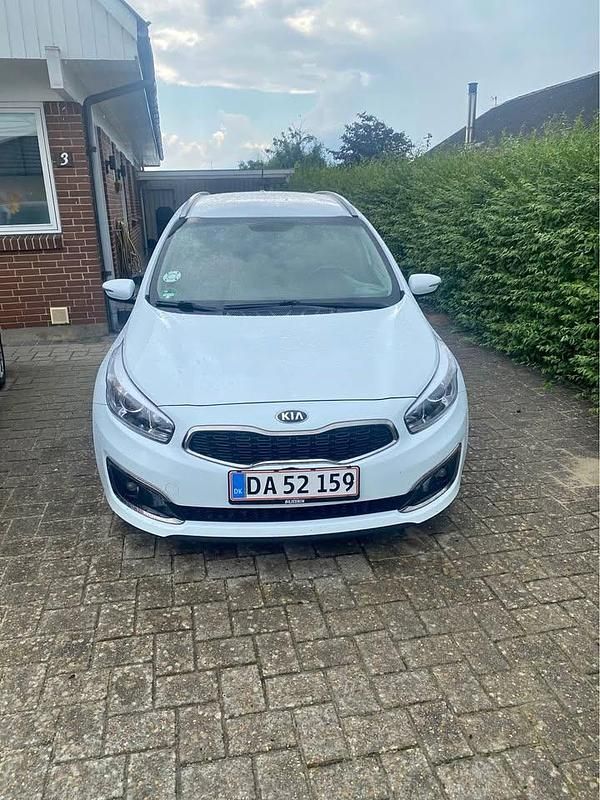 Hvid Brugt 2016 Kia Ceed Sportswagon Stationcar | 80.000 kr. (Fair pris) - Billede 1/4