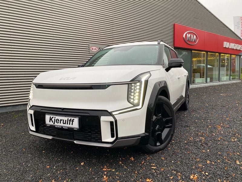 Snow white pearl Ny 2024 Kia EV9 3 SUV | 649.900 kr. (Fair pris) - Billede 1/4