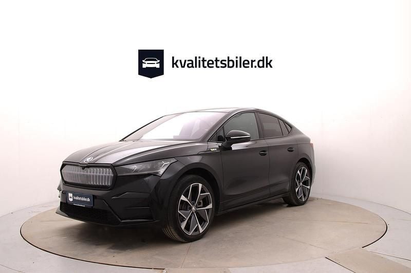 Sortmetal Brugt 2023 Skoda Enyaq iV RS SUV | 314.900 kr. (God pris) - Billede 1/4