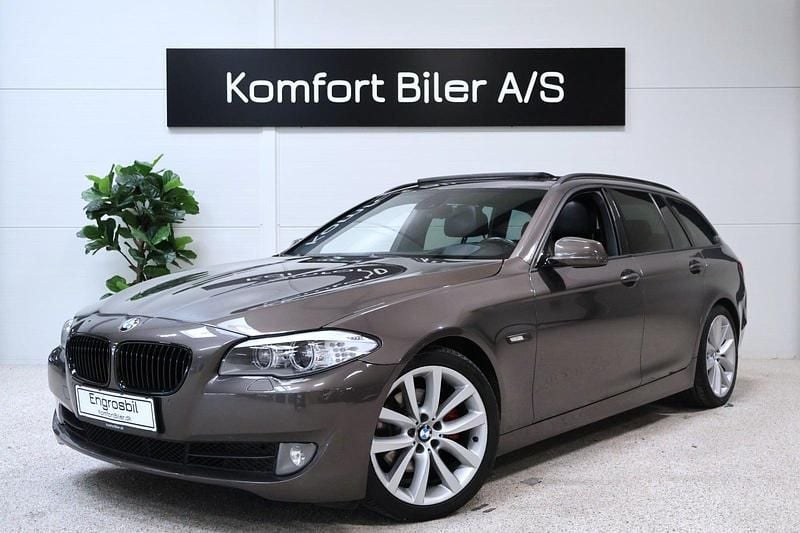 Brunmetal Brugt 2011 BMW 520 Stationcar | 99.900 kr. (Dyr) - Billede 1/4