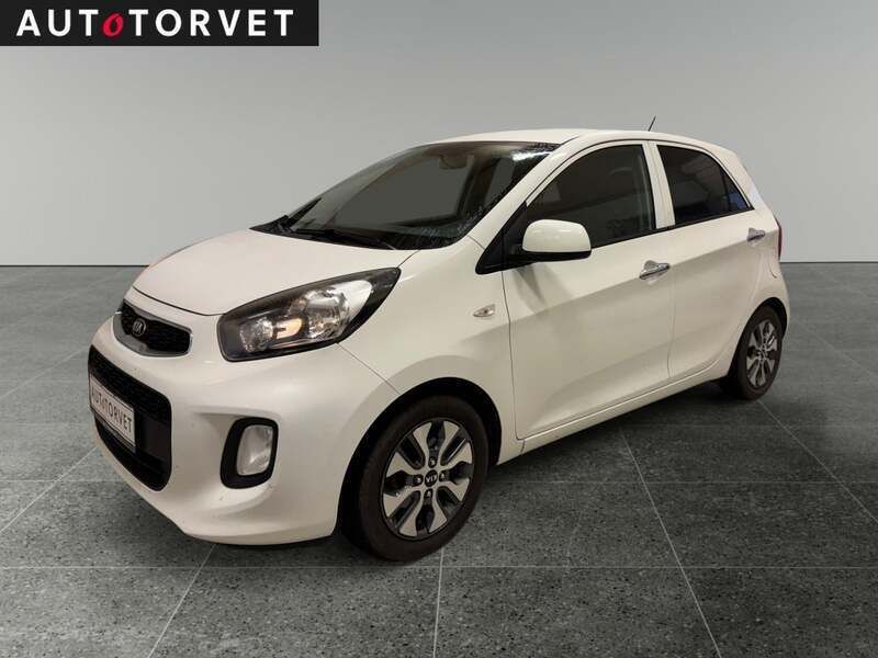 Hvid Brugt 2016 Kia Picanto Hatchback | 42.700 kr. (God pris) - Billede 1/4