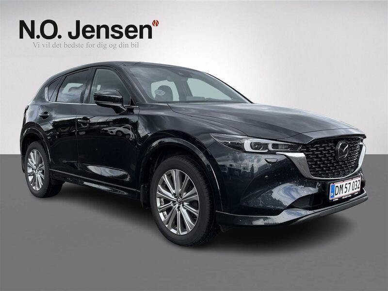 Farve ……………………………………………………………………. jet black Brugt 2022 Mazda CX-5 Cosmo SUV | 309.900 kr. (Fair pris) - Billede 1/4