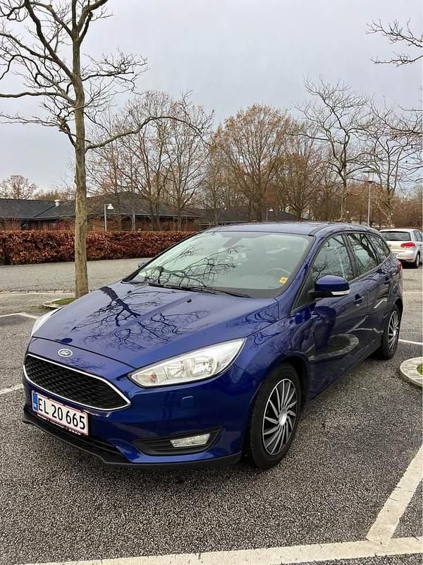 Blå Brugt 2015 Ford Focus Stationcar | 49.900 kr. (Fair pris) - Billede 1/4