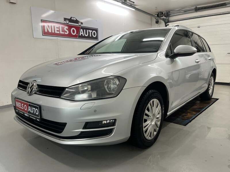 Sølvmetal Brugt 2014 VW Golf VII Highline Hatchback | 79.800 kr. - Billede 1/4