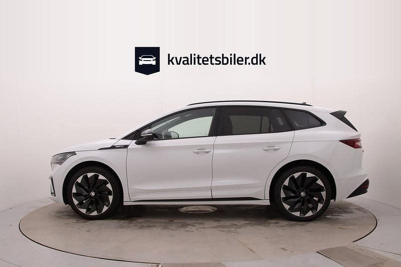 Brugt Skoda Enyaq iV SportLine 194 kW (265 HK) 2023 Hvidmetal SUV