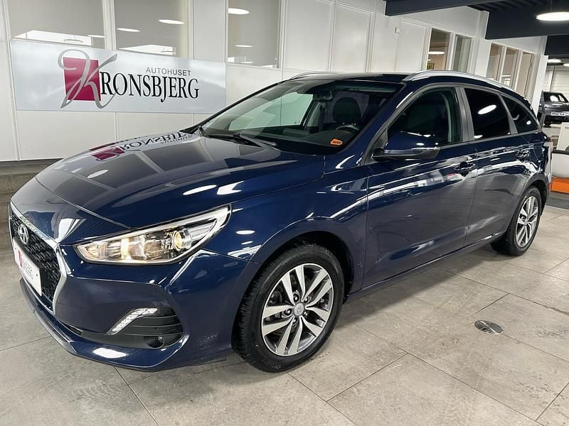 Brugt Hyundai i30 Trend 120 HK (88 kW) 2019 Blå Hatchback