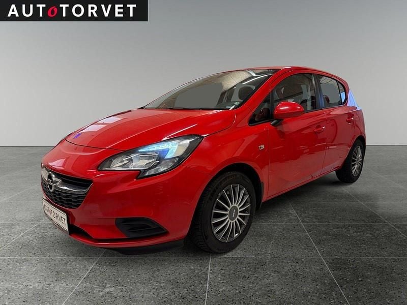 Rød Brugt 2015 Opel Corsa Enjoy Hatchback | 39.700 kr. (Super pris) - Billede 1/4