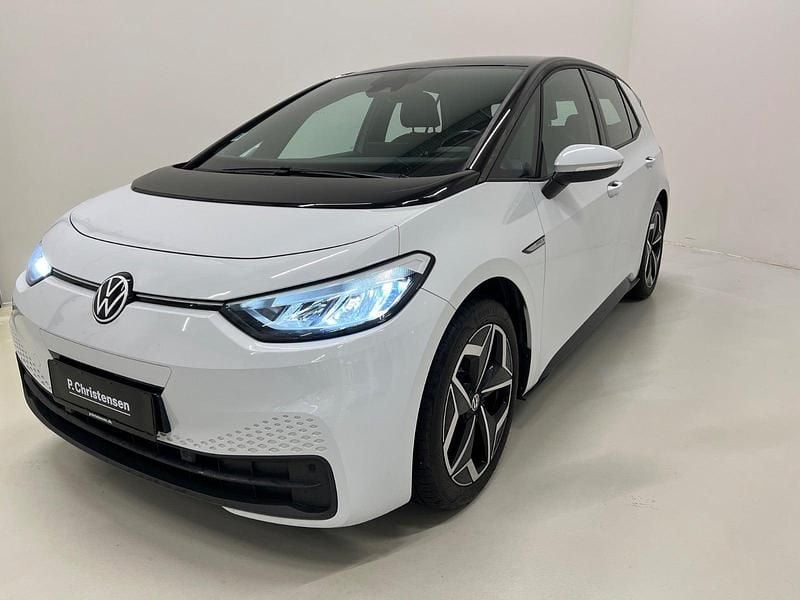 Brugt VW ID.3 Pro 150 kW (204 HK) 2022 Farve: hvid Hatchback