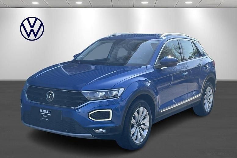 Blåmetal Brugt 2019 VW T-Roc Sport SUV | 229.900 kr. (Fair pris) - Billede 1/4
