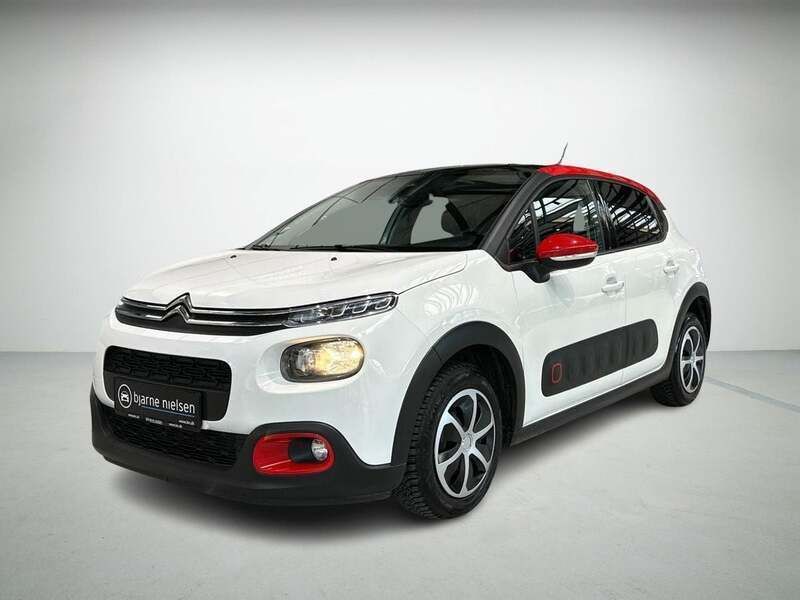 Hvid Brugt 2019 Citroën C3 VTR Sport Hatchback | 79.900 kr. (God pris) - Billede 1/4