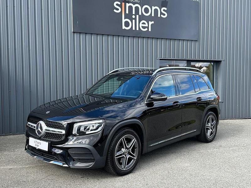 Sort Brugt 2021 Mercedes GLB200 AMG line SUV | 379.900 kr. (Fair pris) - Billede 1/4