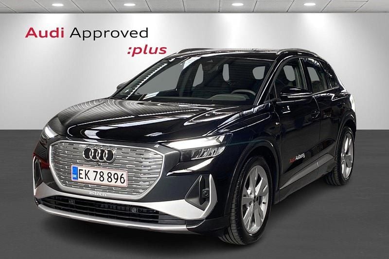 Sortmetal Brugt 2025 Audi Q4 e-tron Advanced SUV | 404.900 kr. (Fair pris) - Billede 1/4
