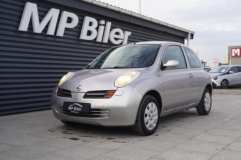Sølvmetal Brugt 2005 Nissan Micra Hatchback | 14.900 kr. - Billede 1/4