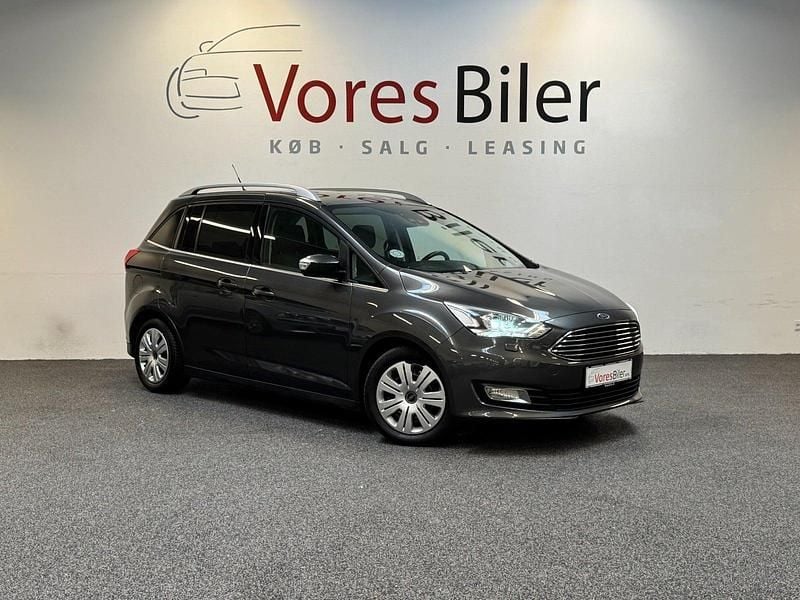 Gråmetal Brugt 2015 Ford Grand C-Max Titanium MPV | 129.900 kr. - Billede 1/4