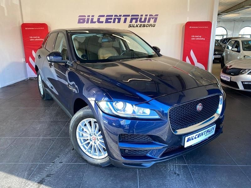 Blåmetal Brugt 2016 Jaguar F-Pace Prestige SUV | 204.900 kr. - Billede 1/4
