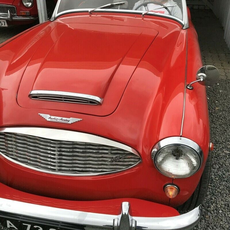 Brugt Austin Healey 100/6 1957 Rød Cabriolet