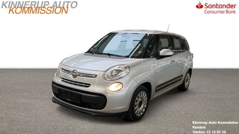 Sølv Brugt 2017 Fiat 500L Living MPV | 74.900 kr. - Billede 1/4