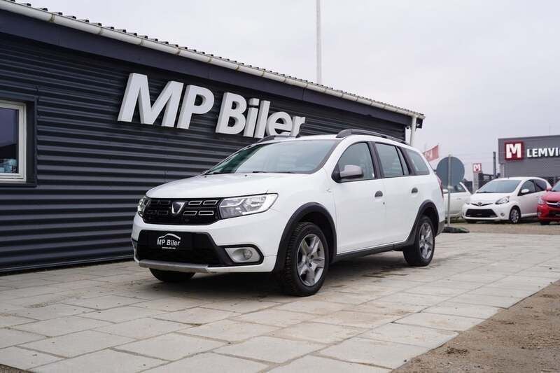 Hvid Brugt 2019 Dacia Logan Sedan | 79.900 kr. (Fair pris) - Billede 1/2