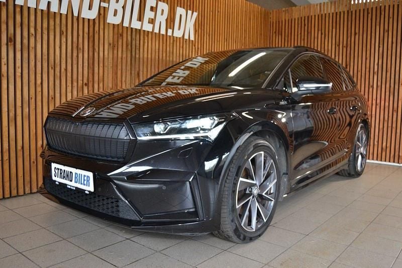 Sort Brugt 2022 Skoda Enyaq iV SportLine SUV | 247.800 kr. (Fair pris) - Billede 1/4