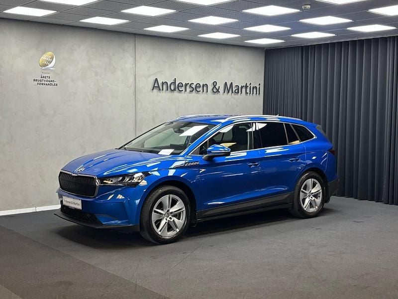 Blå Brugt 2021 Skoda Enyaq iV SUV | 229.800 kr. (Fair pris) - Billede 1/4