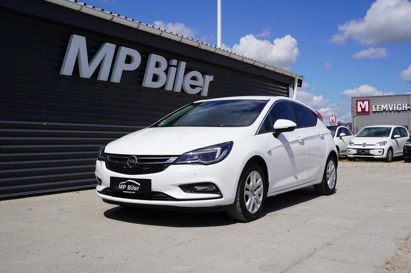 Hvid Brugt 2019 Opel Astra Excite Hatchback | 129.800 kr. (Fair pris) - Billede 1/4