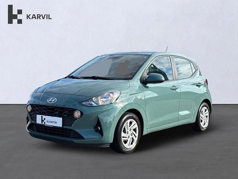 Mangrove green pearl Brugt 2022 Hyundai i10 Advanced Hatchback | 104.900 kr. (Fair pris) - Billede 1/4