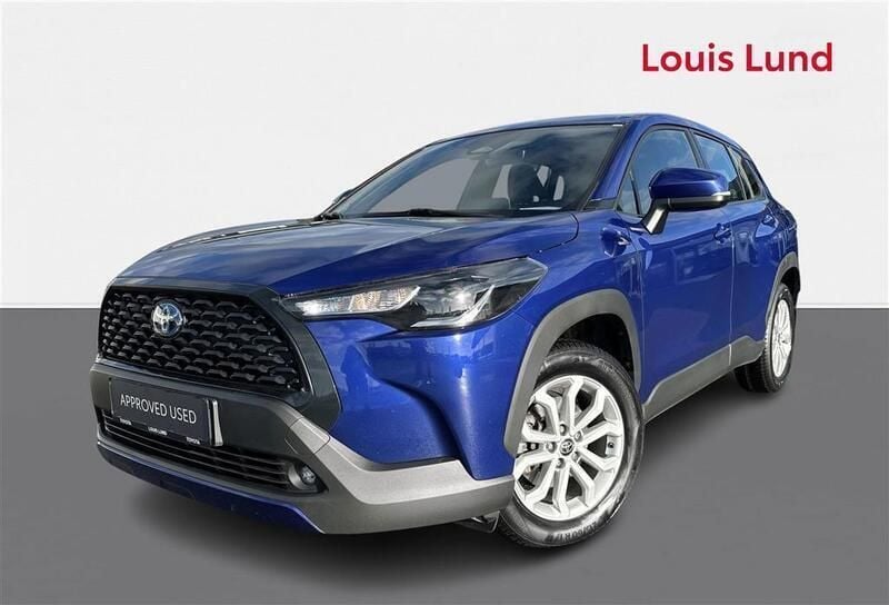 8w7 cobalt blue Brugt 2023 Toyota Corolla Cross Active SUV | 279.900 kr. (Fair pris) - Billede 1/2