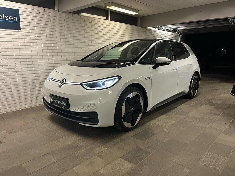 Hvid Brugt 2020 VW ID.3 Pro Performance Hatchback | 149.800 kr. (Fair pris) - Billede 1/4