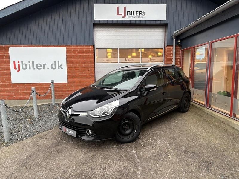 Brugt Renault Clio GrandTour Dynamique 90 HK (66 kW) 2014 Sort Stationcar