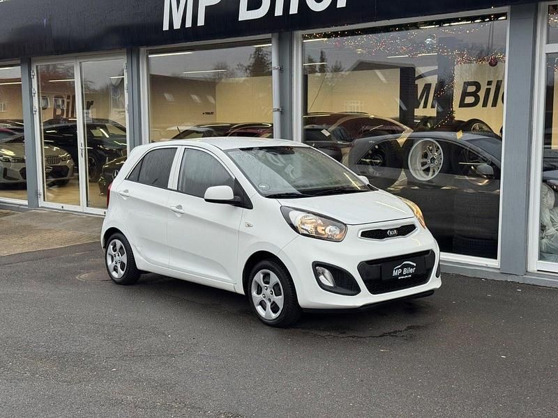 Brugt Kia Picanto Active 69 HK (50 kW) 2013 Hvid Hatchback
