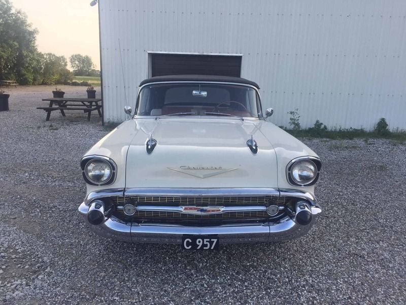 Brugt Chevrolet Bel Air 1957 Hvid Cabriolet