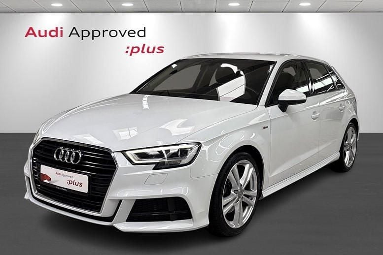 Hvidmetal Brugt 2019 Audi A3 Sportback Sport Hatchback | 249.900 kr. (Fair pris) - Billede 1/4
